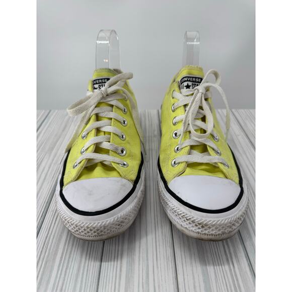 Converse Soft‎ Yellow Low Top Lace-Up Sneakers Men’s 7 Women’s 9 Casual Shoes - Picture 7 of 8